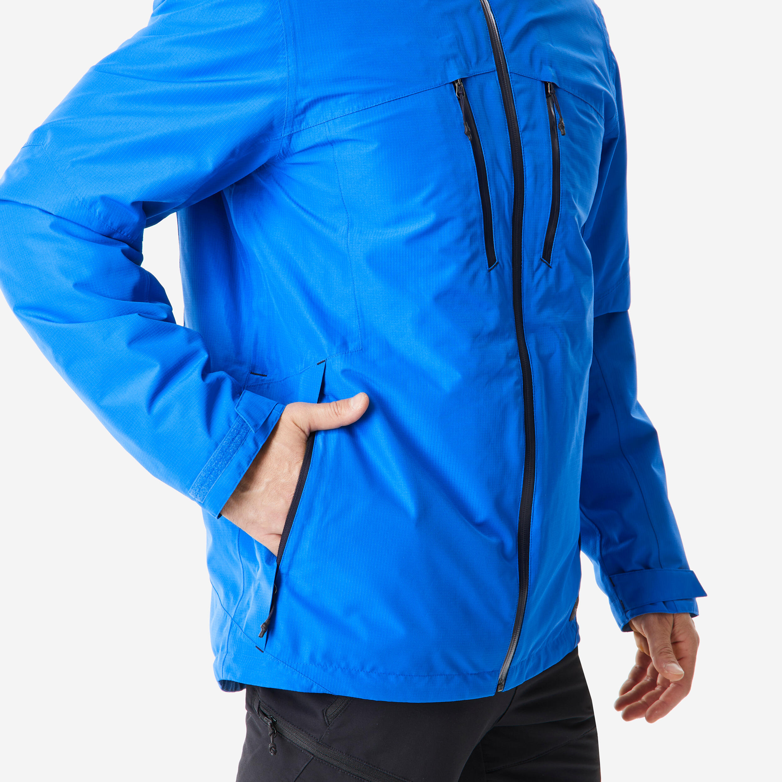 Men’s 3in1 waterproof hiking jacket -10°C, MH500 Mountain - Blue 9/13