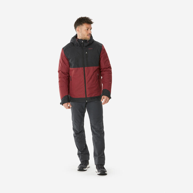 Giacca trekking uomo SH500 rossa | -10°C