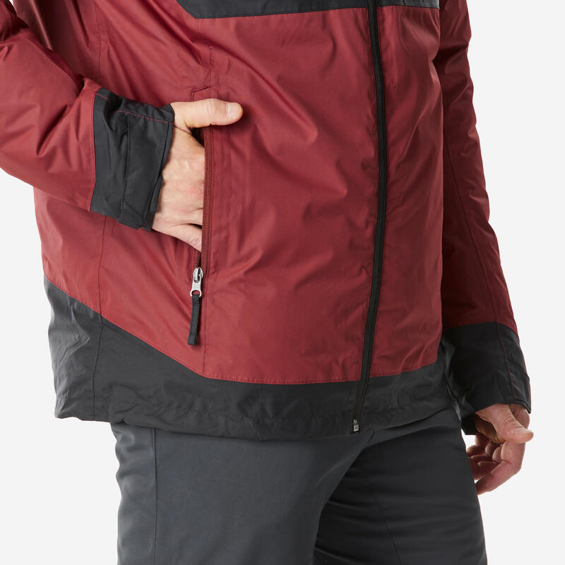 Giacca trekking uomo SH500 rossa | -10°C