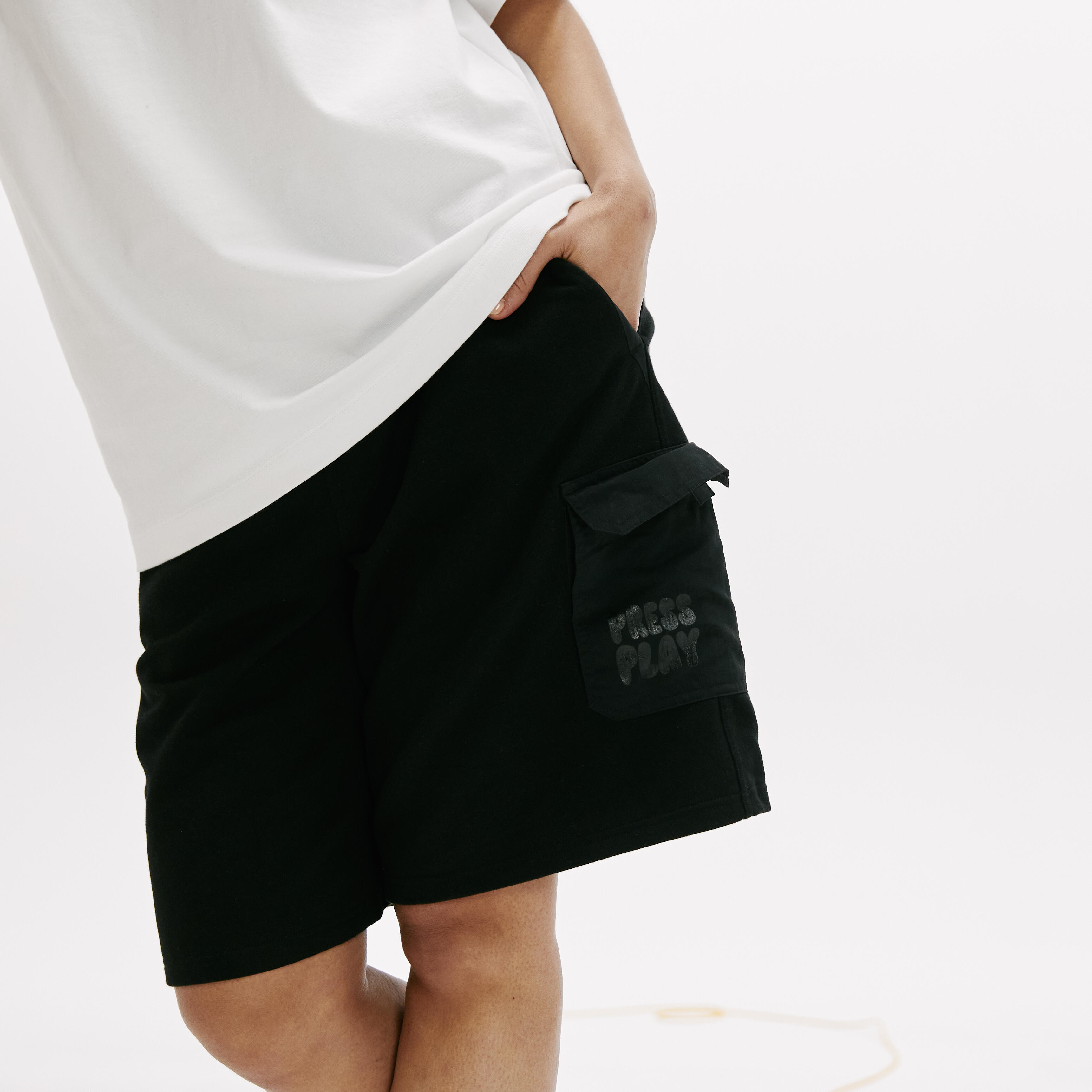 Pantaloncini uomo YEYE WELLER X DECATHLON neri DECATHLON Decathlon
