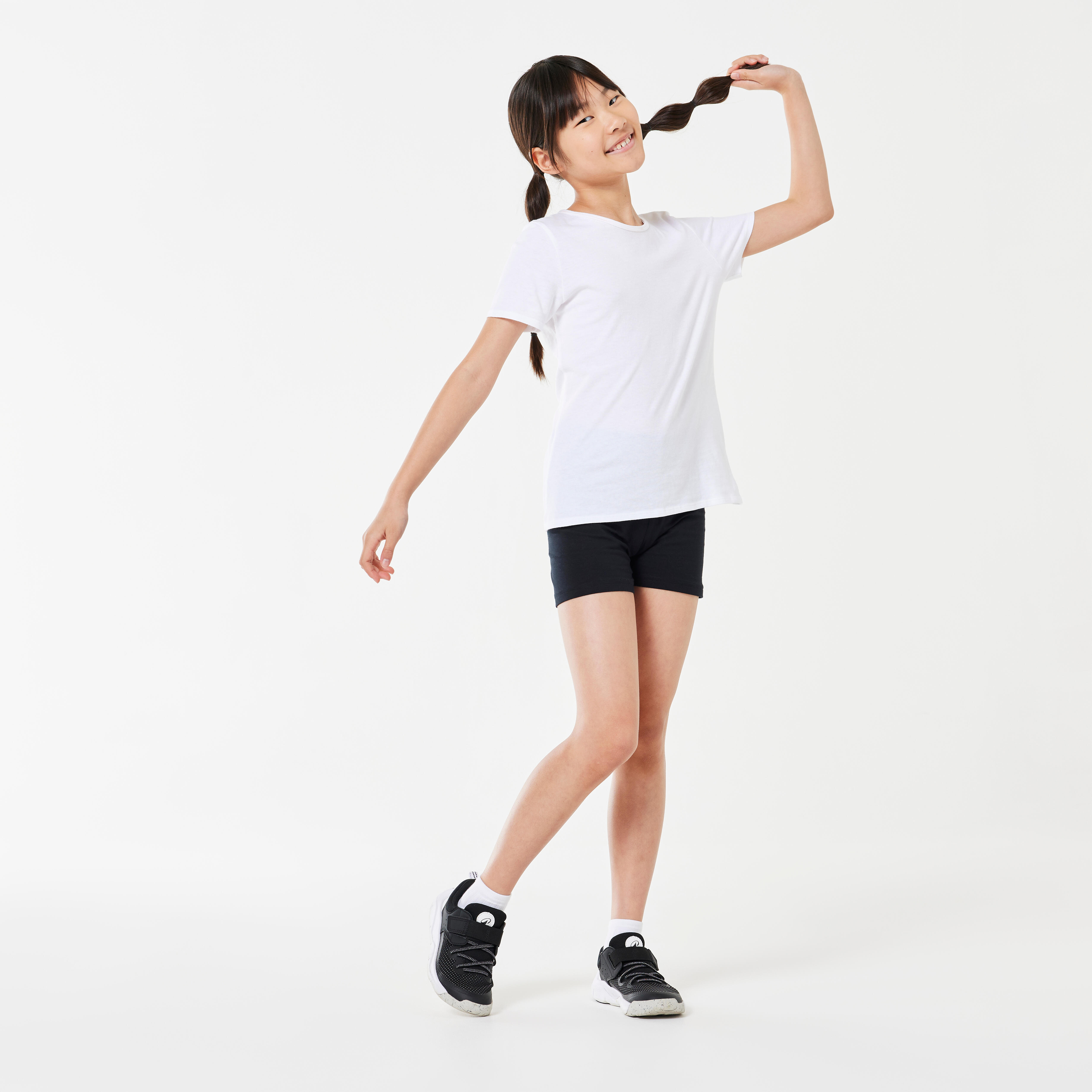 Kids Basic Cotton T-Shirt  - White