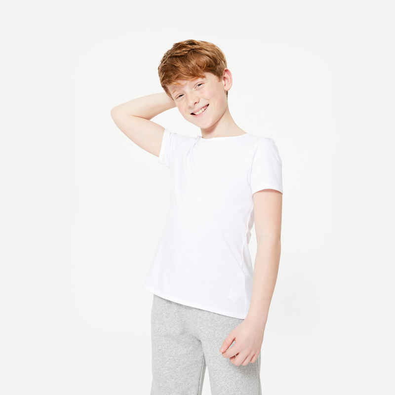 Kids' Unisex Cotton T-Shirt - White