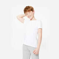 Kids' Unisex Cotton T-Shirt - White