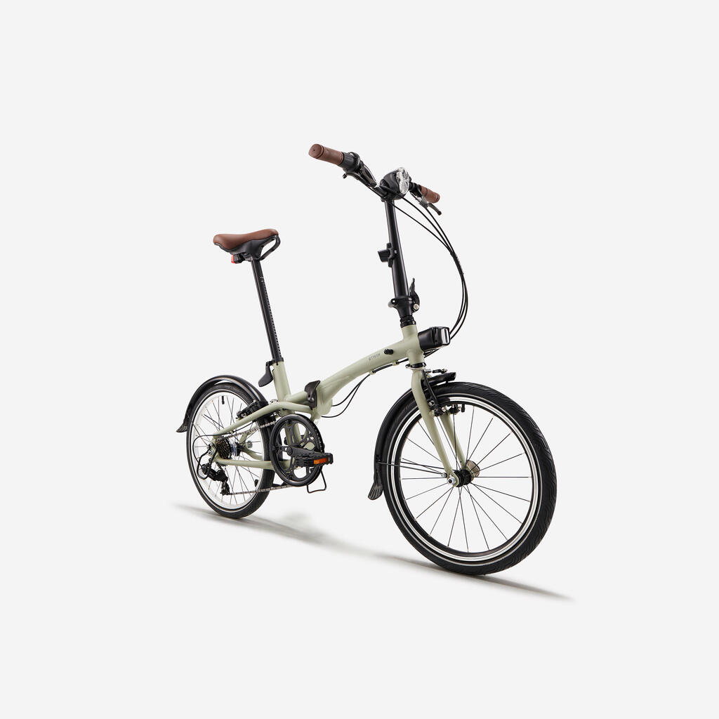 Skladací bicykel Fold 500 zelený
