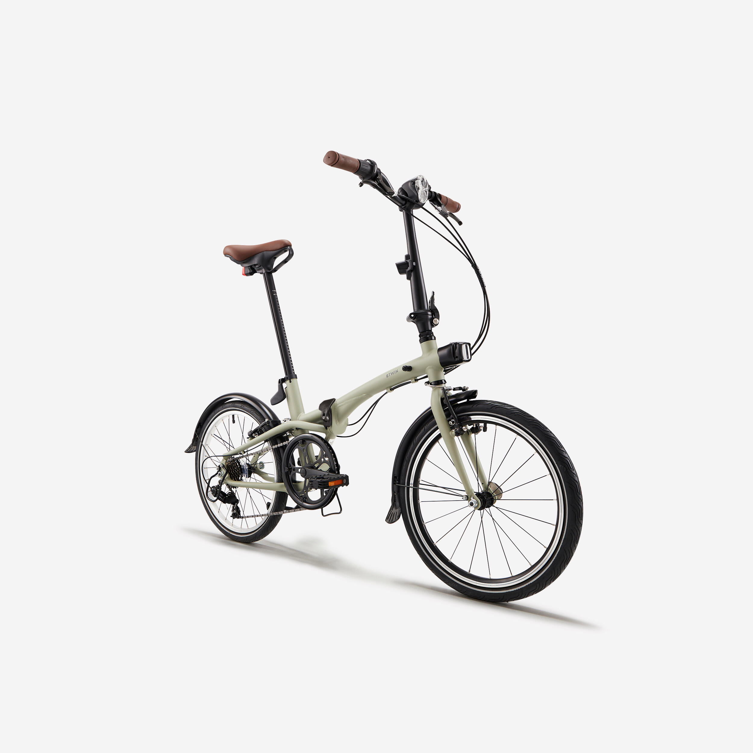 Vélo pliant fold 500 vert 2/7