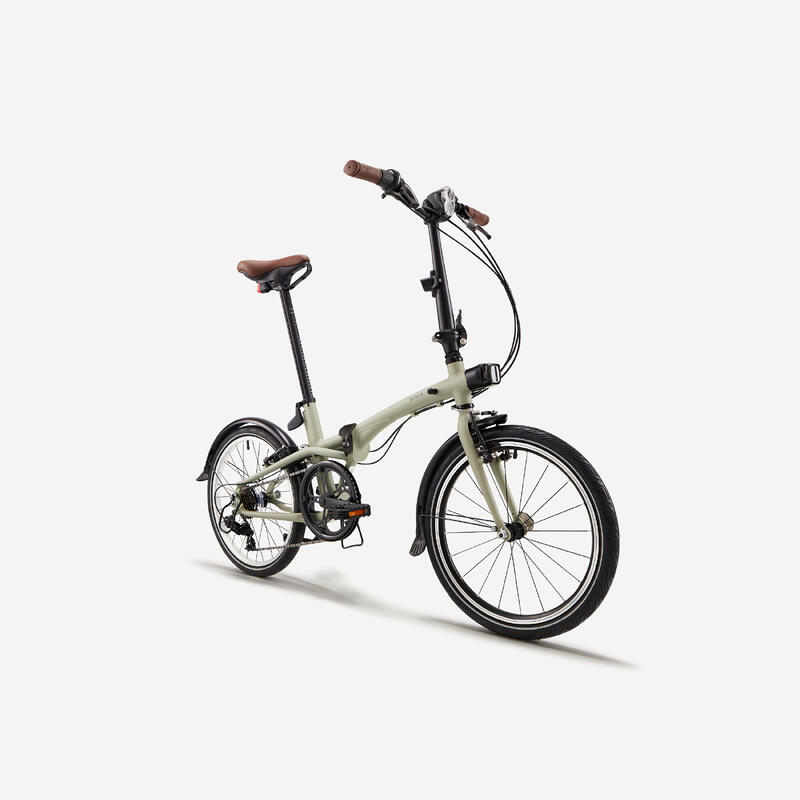 VÉLO PLIANT FOLD 500 VERT