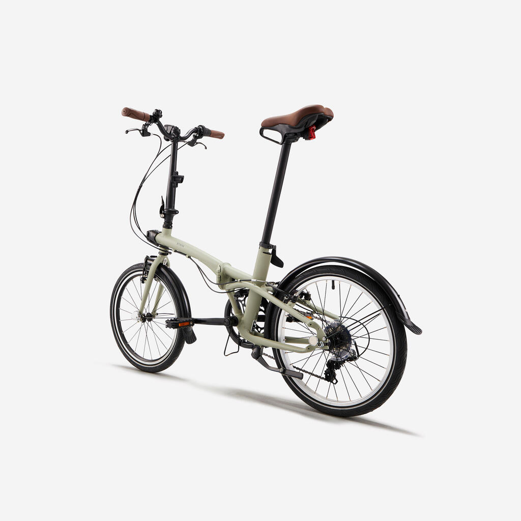 Skladací bicykel Fold 500 zelený