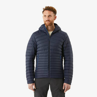 Men Puffer Down Jacket For Trekking MT100 -5°C Navy
