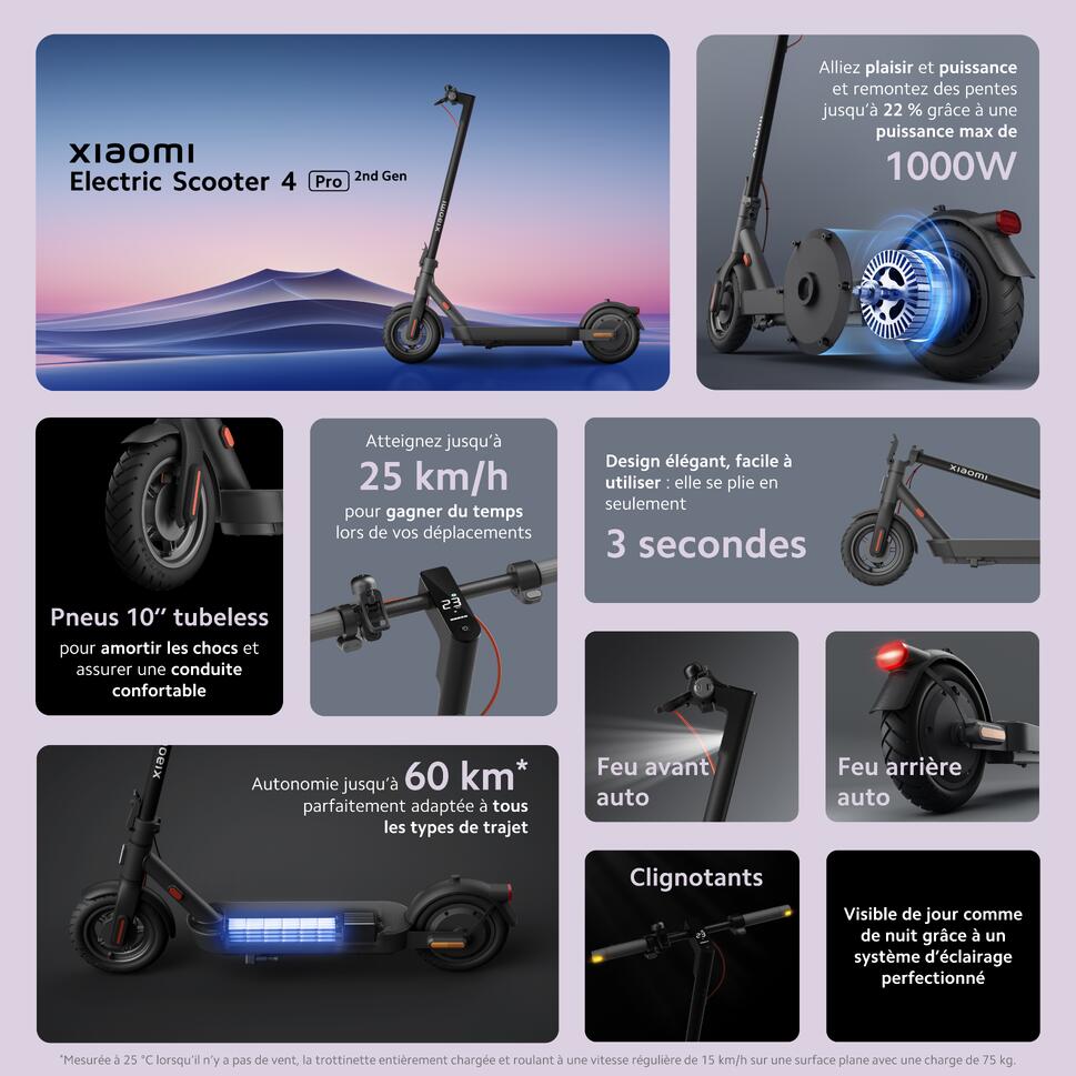 XIAOMI Elektrische step Xiaomi pro 4 V2 Decathlon