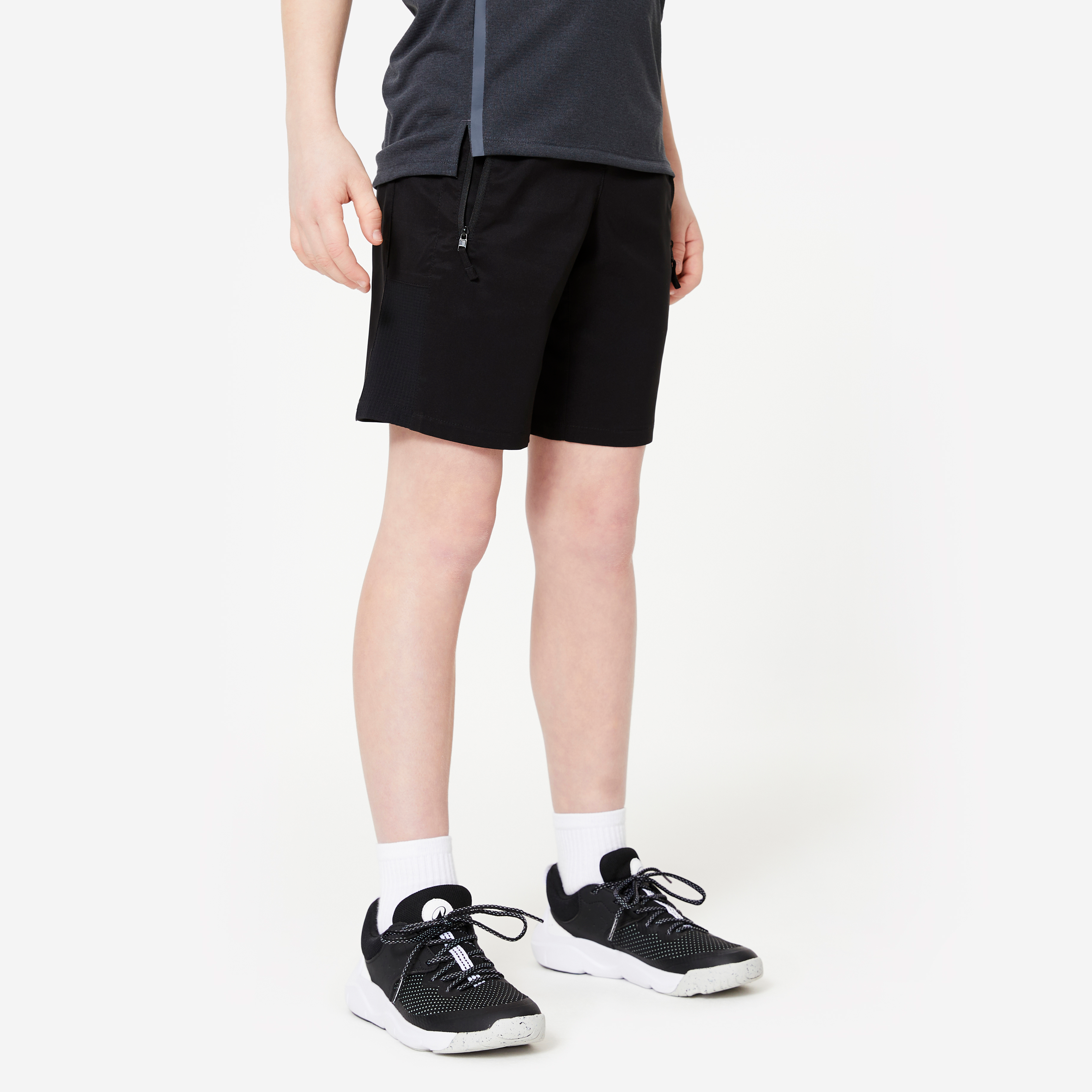 Short multisport respirant enfant, noir - Baby gym - Decathlon- Clubs - Entreprises - Collectivités - Associations
