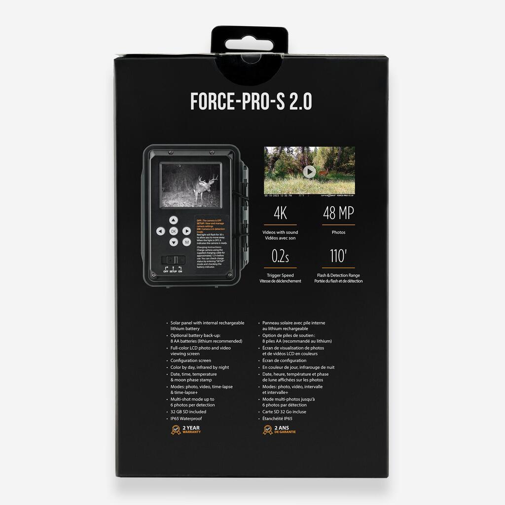 Soalrna Kamera za promatranje divljači Spypoint FORCE PRO S 2.0