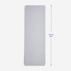 10 mm Durable Fitness Mat - Light Grey