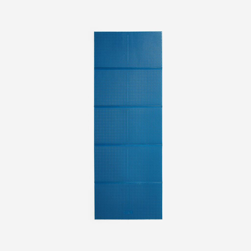 Gymnastikmatte faltbar 160 cm × 58 cm × 7 mm - 100 blau 