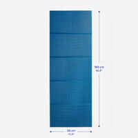7 mm Folding Fitness Mat - Blue