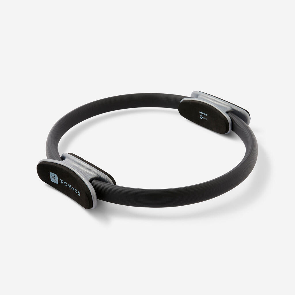 Pilates Ring with Ergonomic Grip - Black