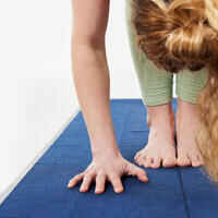 Non-Slip Yoga Towel 183 cm x 61 cm x 1 mm - Steel Blue