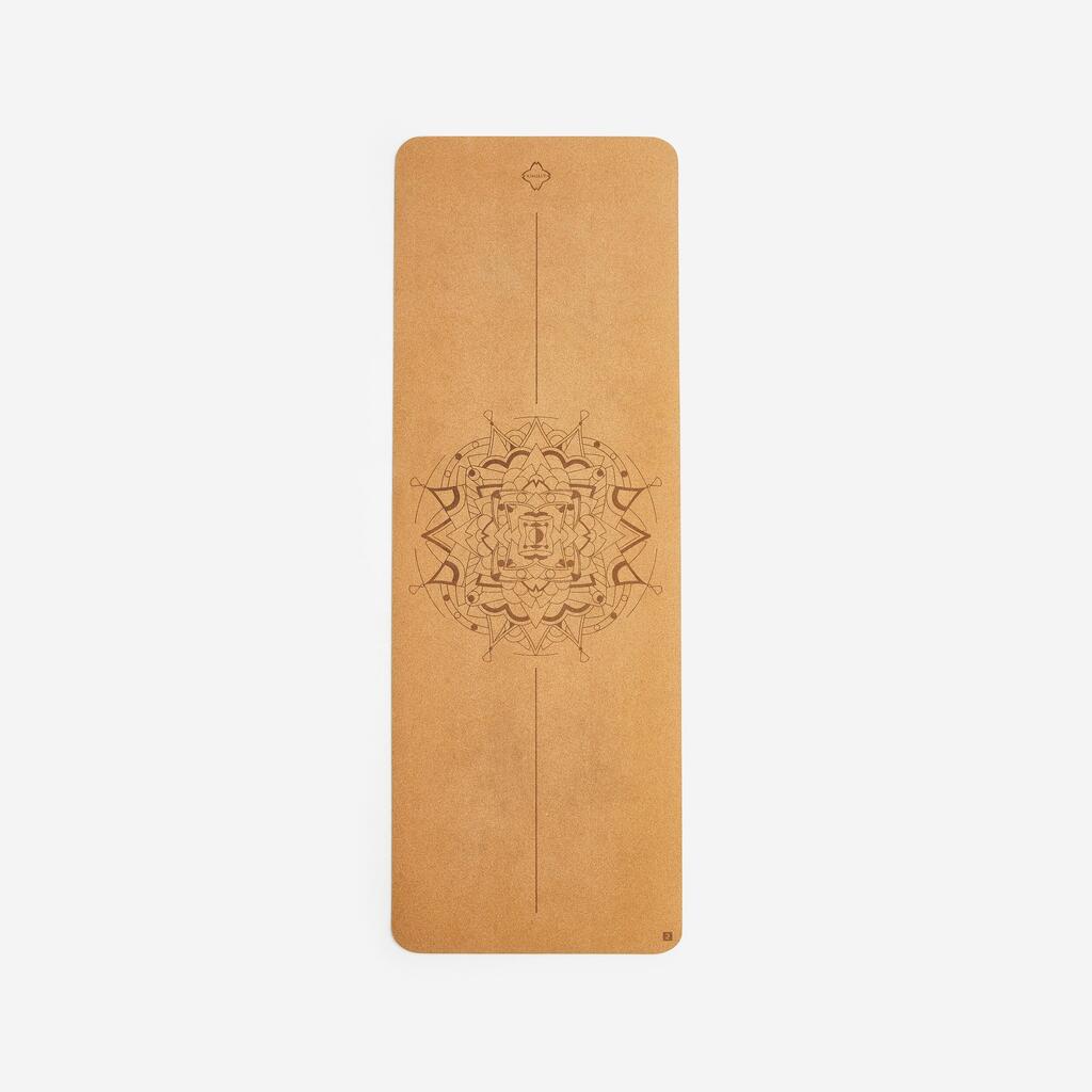 Prostirka za jogu od plute MANDALA (185 cm ⨯ 65 cm ⨯ 4 mm)