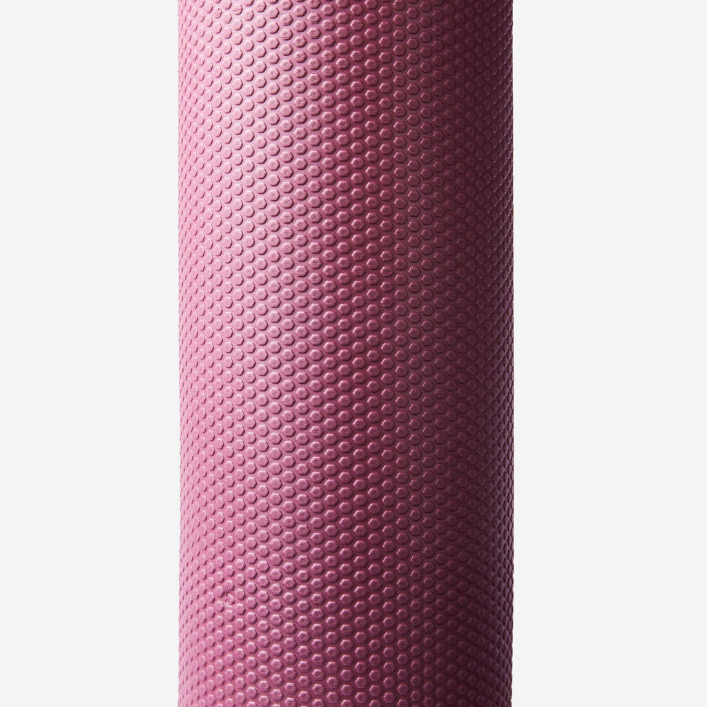 Fitness Mini Foam Roller Length 38 cm Diameter 13 cm - Purple