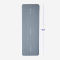 Pilates Matı - 170 × 58 cm - Gri - Kalın