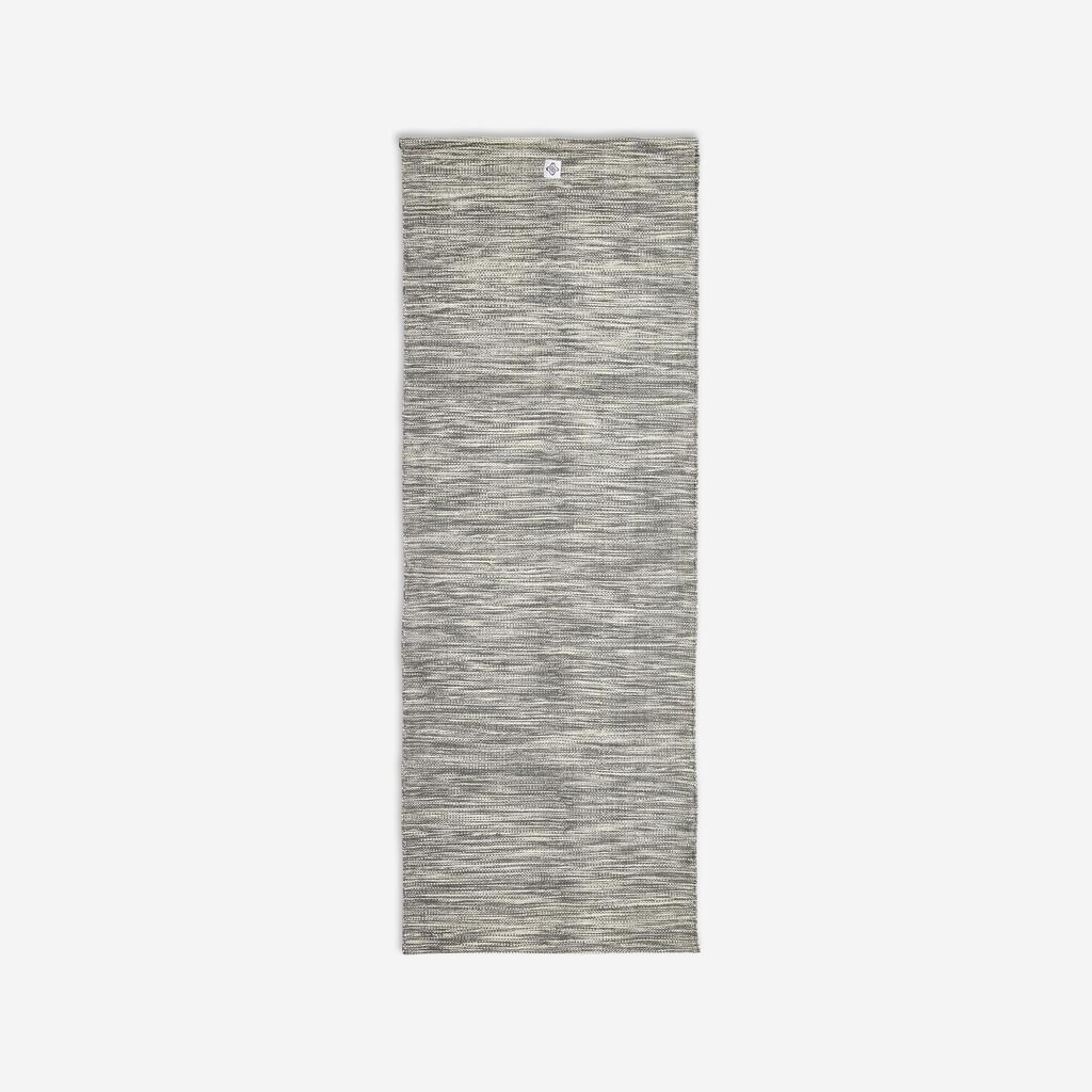 Gentle Yoga Cotton Mat/Over-Mat 183 cm ⨯ 68 cm ⨯4 mm - Mottled Grey