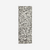 Tapis et sur-tapis de yoga doux coton 183cm x 68cm x4 mm, gris chine
