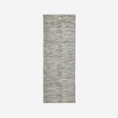 Yogahanddoek voor zachte yoga 4 mm gemêleerd grijs