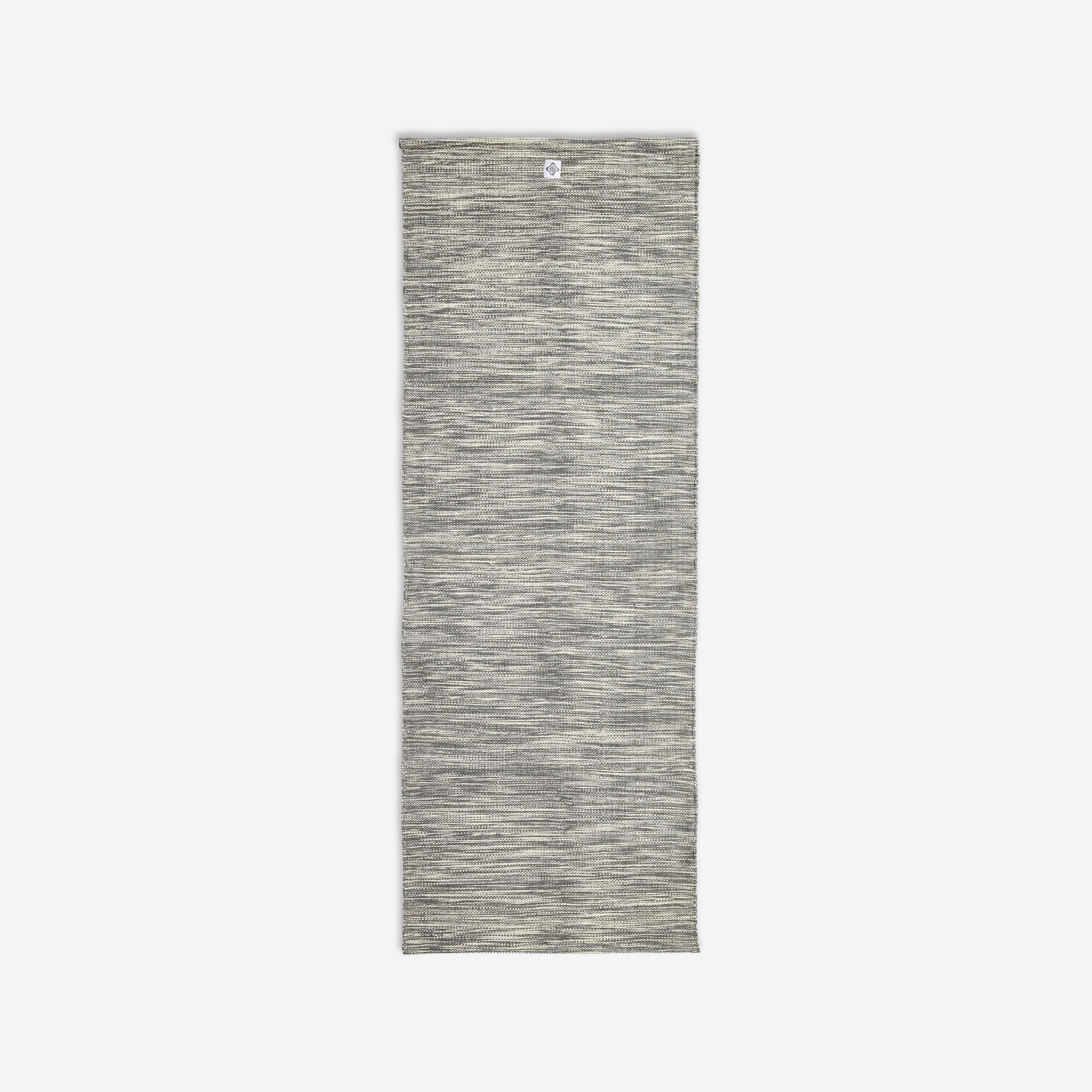 Kimjaly - Sur-tapis / Tapis Yoga Doux Coton 183cm X 68cm X4 Mm Gris Chine - Tapis De Yoga - Materiel Yoga / Pilates - Beige-gris - Taille Unique -