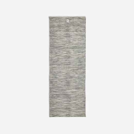 
      Yogamatte/Mattenauflage für sanftes Yoga Baumwolle 183 cm × 68 cm × 4 mm - grau
  