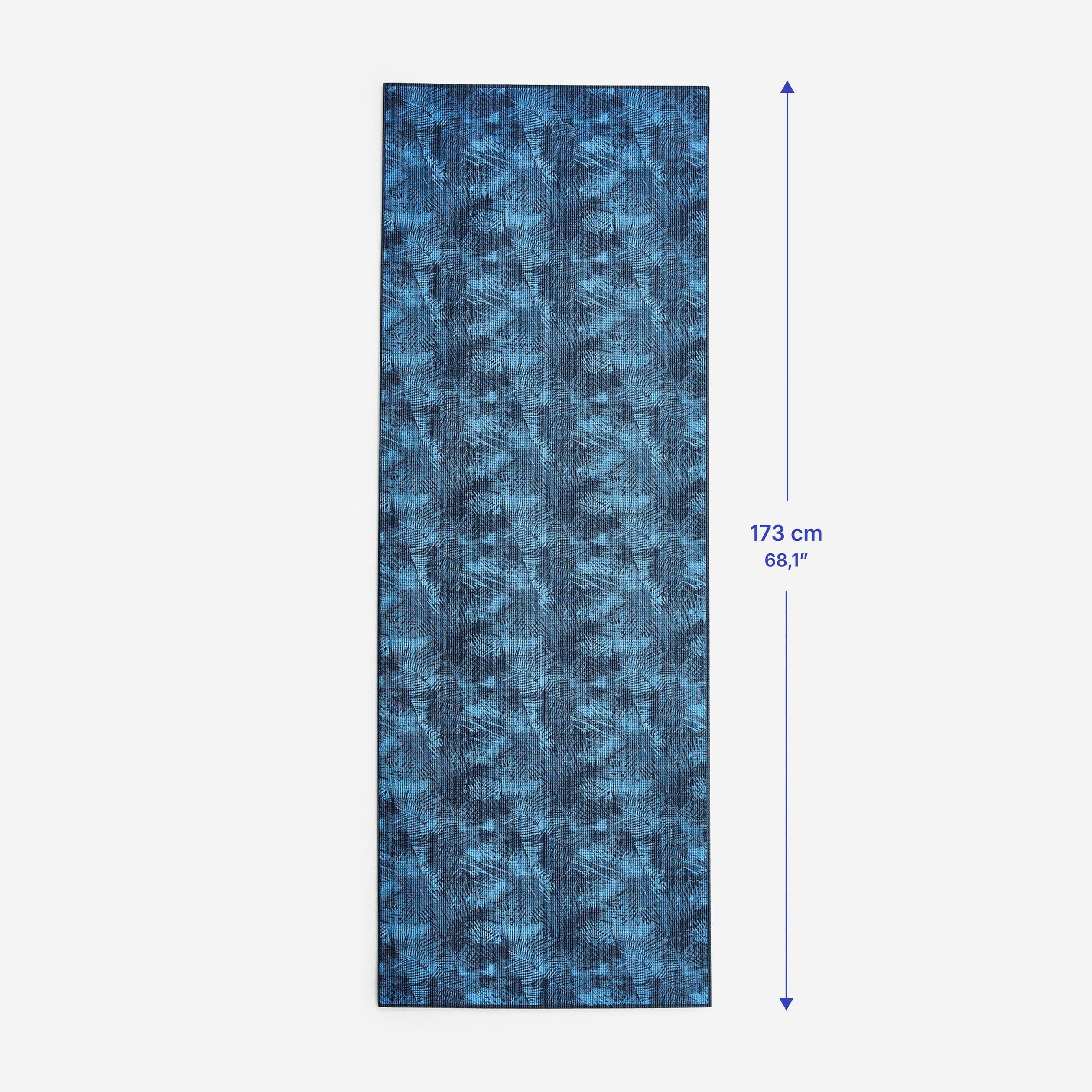 8 mm Grippy and Comfortable Gentle Yoga Mat - Dark Blue
