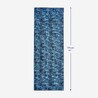Yoga Mat 8mm Thick, Anti-Slip Foam, 173 x 61 cm with Carry Strap - Dark Blue