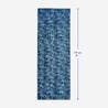 Yoga Mat 8mm Thick, Anti-Slip Foam, 173 x 61 cm with Carry Strap – Dark Blue 