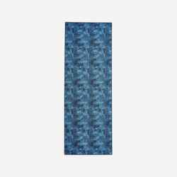 Gentle Yoga Comfort Mat 173 cm ⨯ 61 cm ⨯ 8 mm - Dark Blue Palms