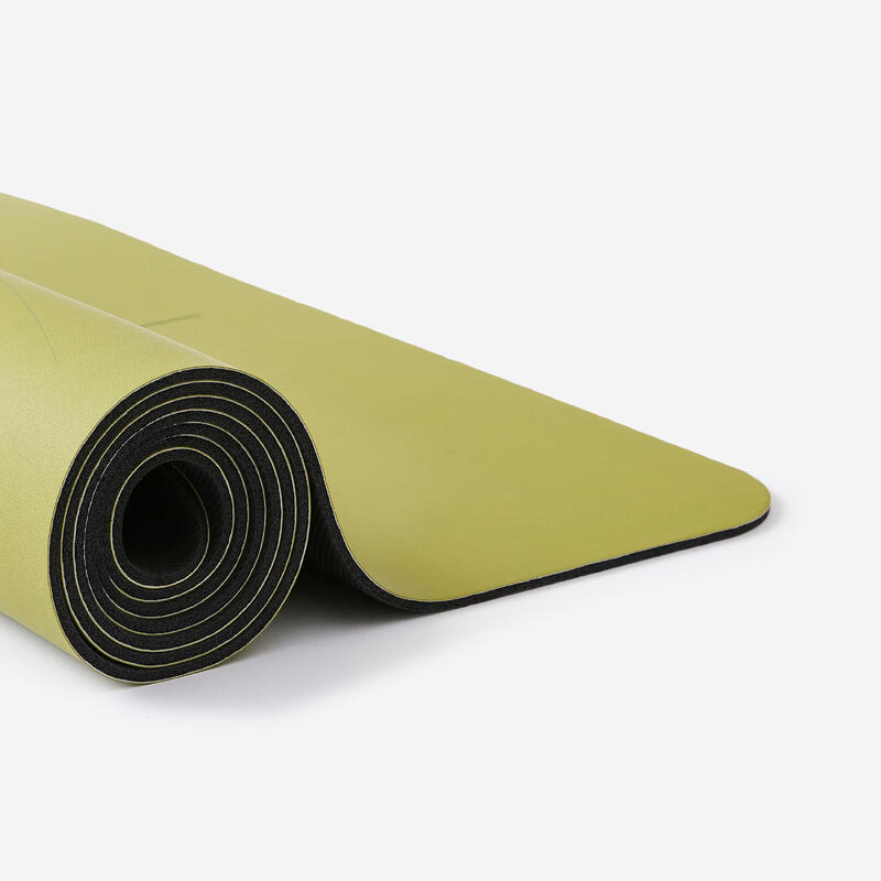 Saltea ultra aderentă Yoga 185cm x 65 cm x 4mm Verde