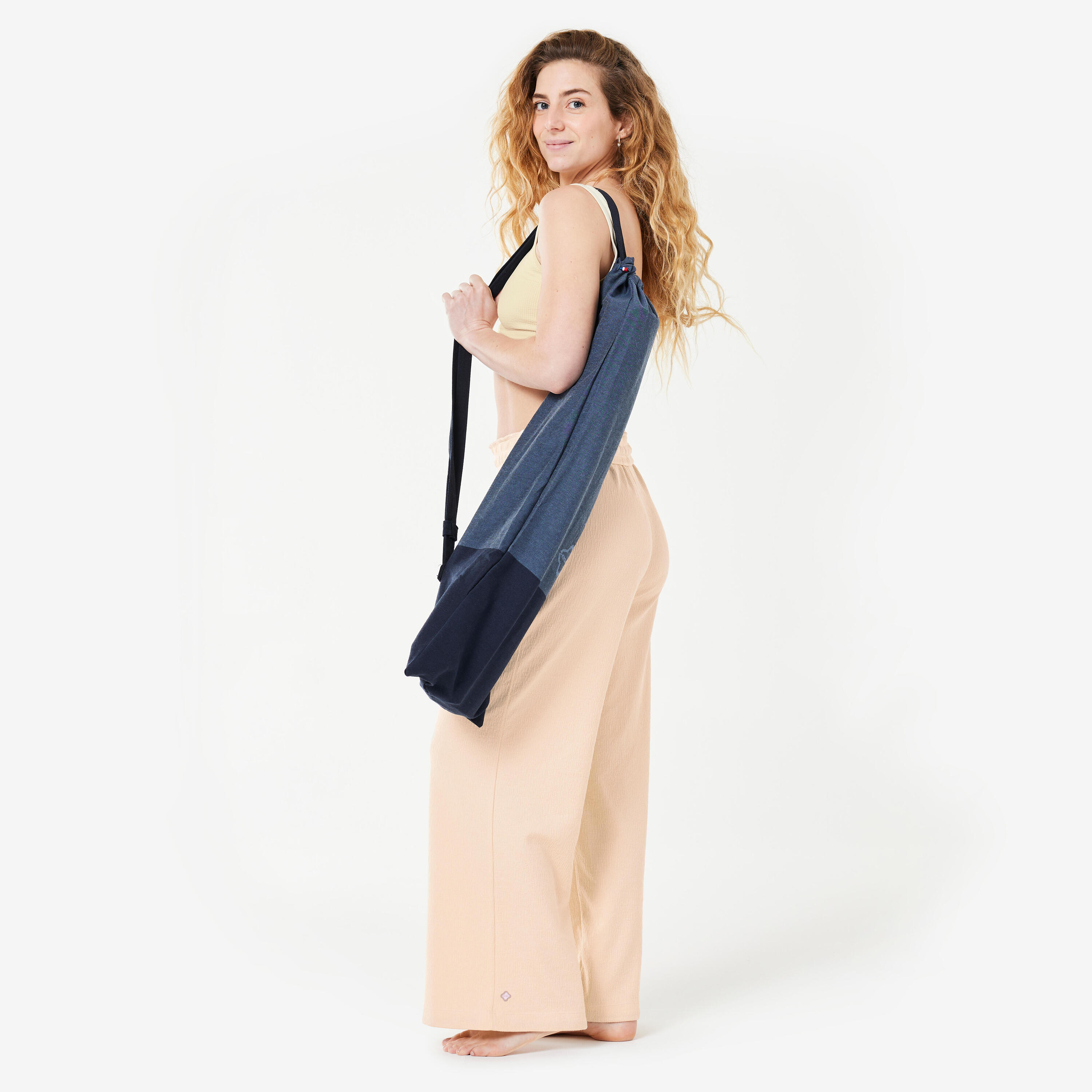 Hülle für 8 mm dicke Yogamatte – blau  5/6