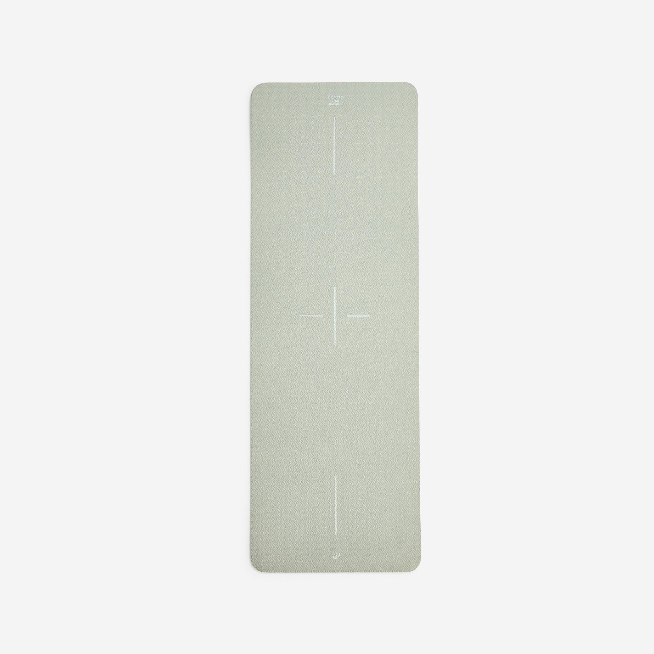 Thick pilates mat 170 cm x 58 cm x 8 mm - sage