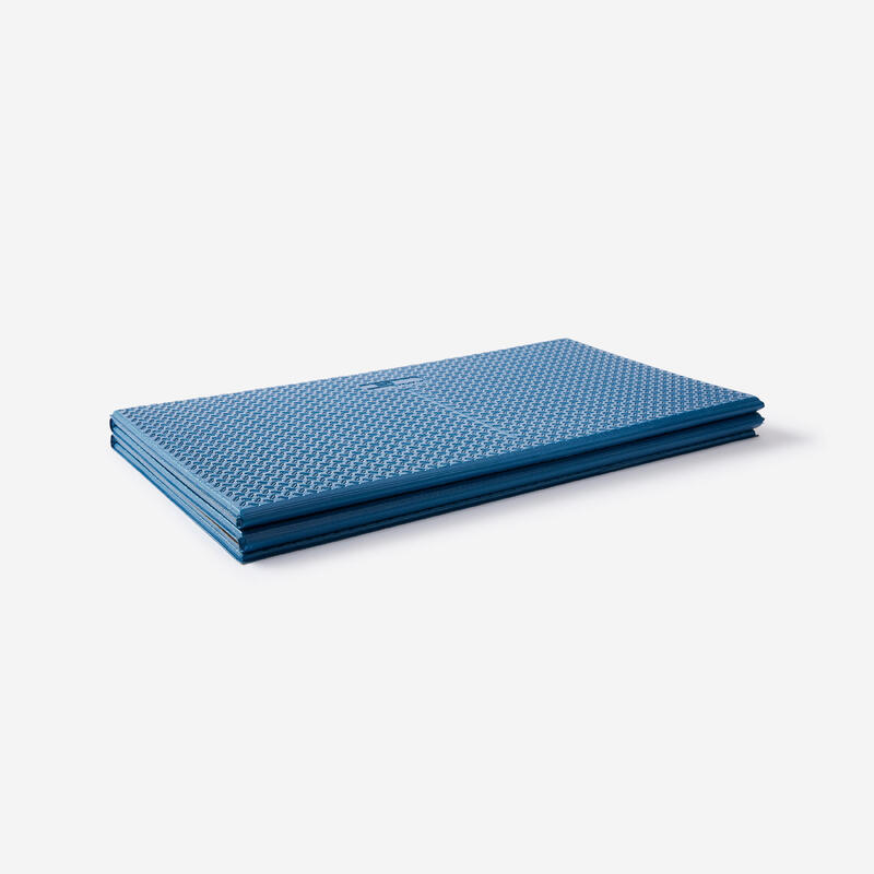 Gymnastikmatte faltbar 160 cm × 58 cm × 7 mm - 100 blau 
