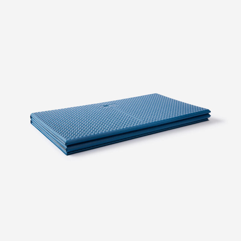 Mavi Katlanabilir Fitness Matı 160 cm X 58 cm X 7 mm