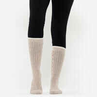 Merino Wool Meditation Socks - Beige