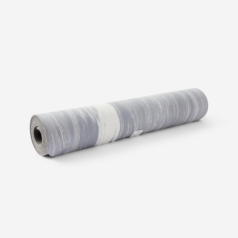 Yogamatte 185 cm × 65 cm × 5 mm - Grip grau 