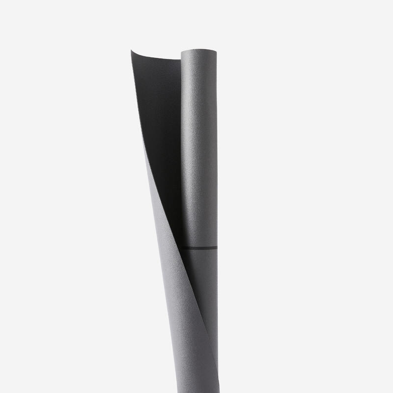 Saltea/supra-saltea pliabilă și aderentă Yoga 180 cm x 62 cm x 1.3 mm Gri