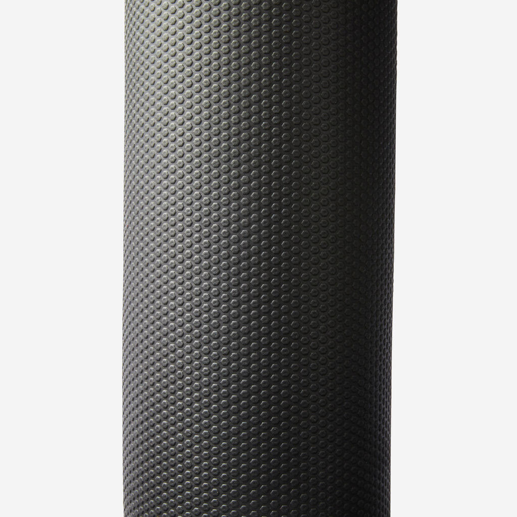FOAM ROLLER - LONGUEUR 90 cm / DIAMÈTRE 15 cm - FITNESS - NOIR