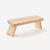 Banc de yoga et méditation pliable, bois de hêtre