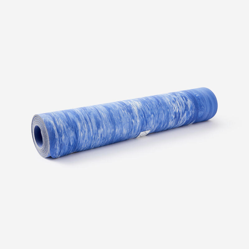 TAPIS DE YOGA GRIP 185 X 65 CM 5MM BLEU