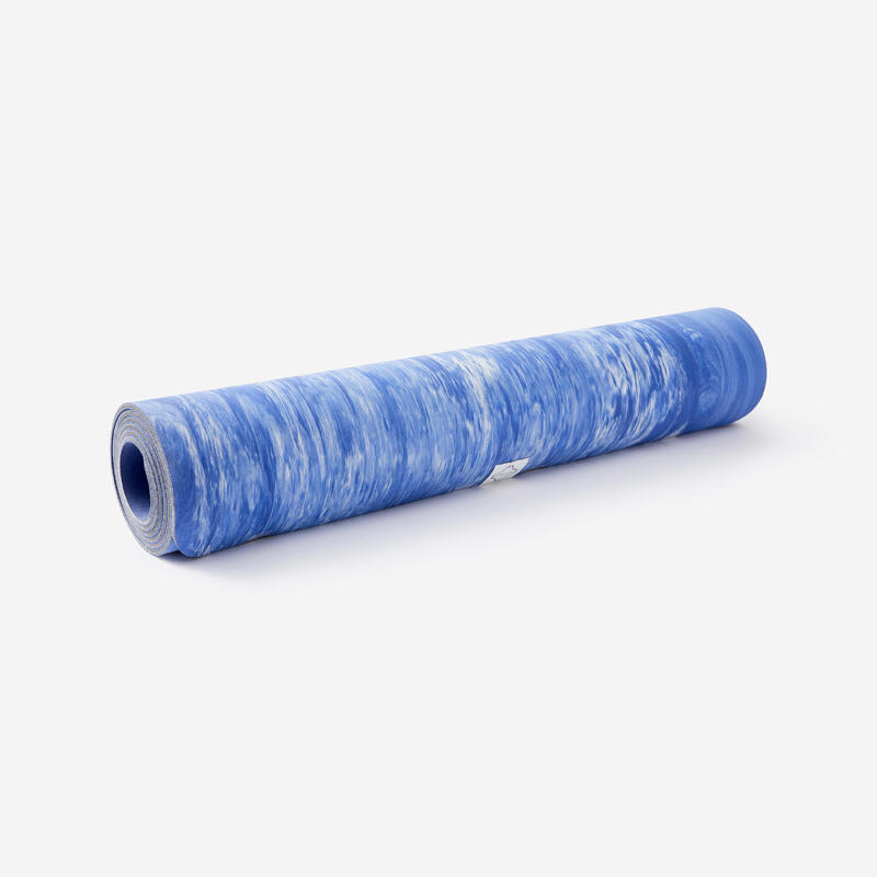 Tappetino yoga GRIP antiscivolo 185cm x 65cm x 5mm azzurro