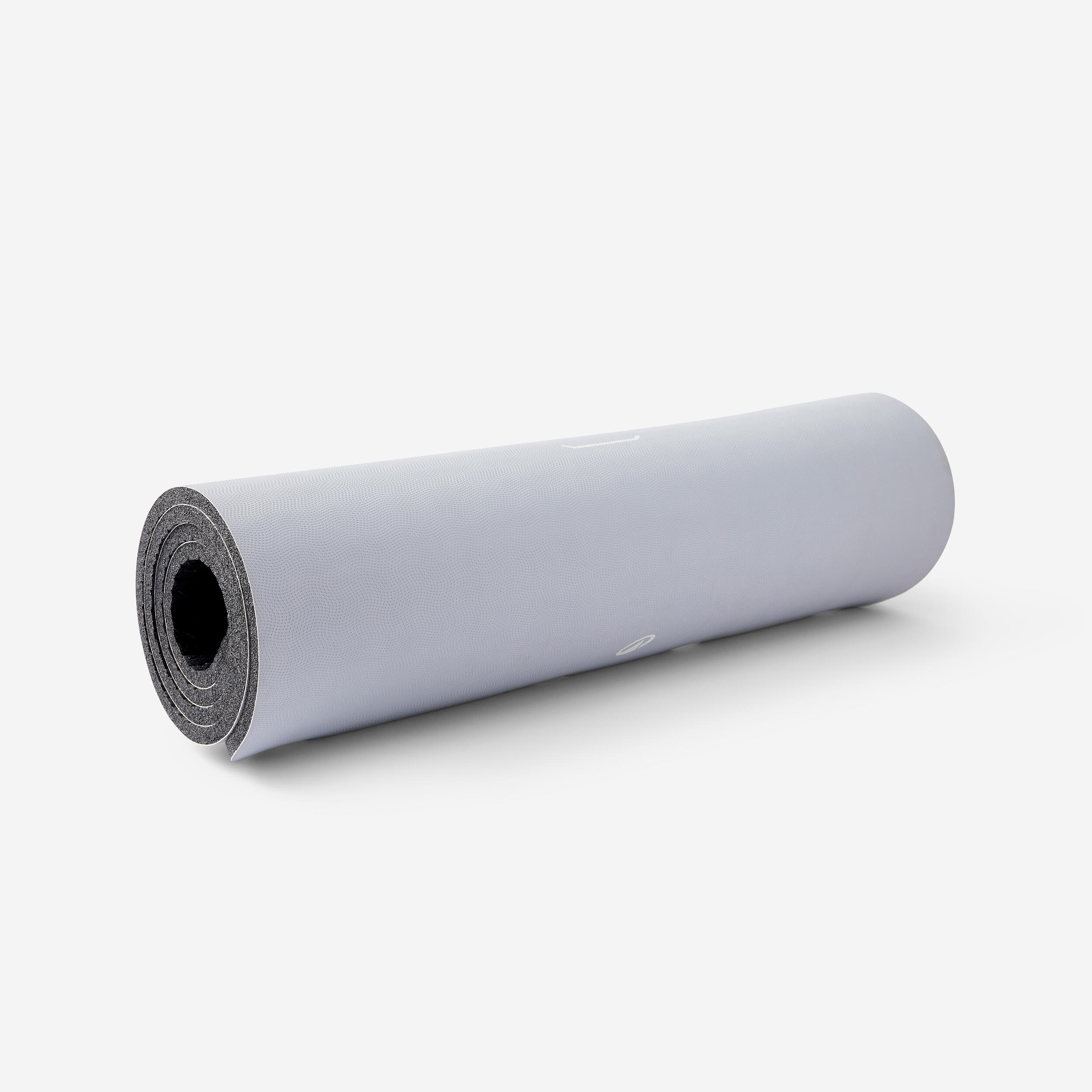 Durable Fitness Floor Mat 
170 cm x 58 cm x 10 mm - Light Grey