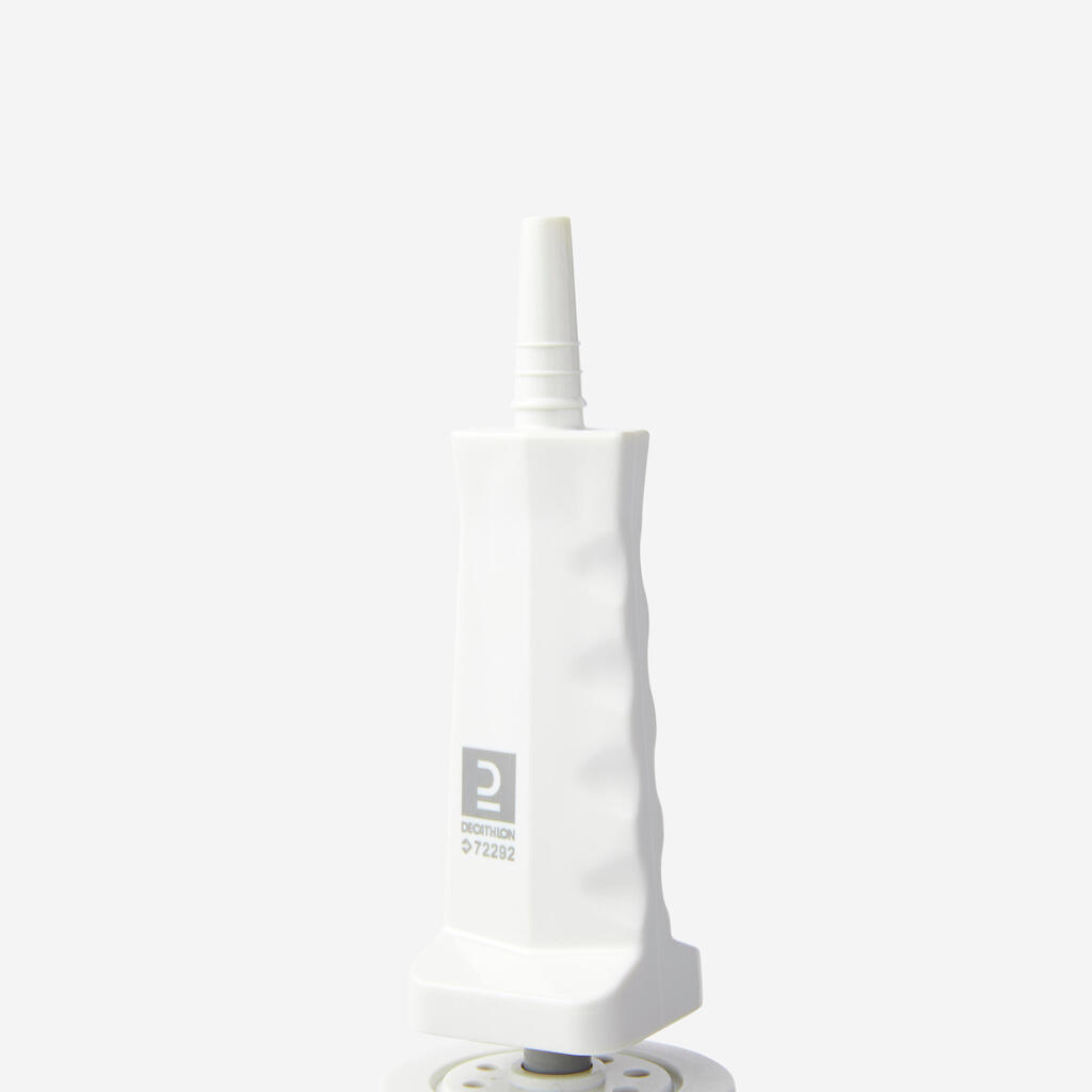 Pompe pour gym ball compact, blanc