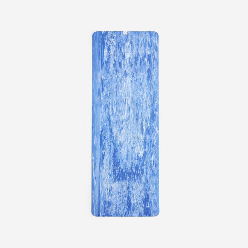 Yogamatte 185 cm × 65 cm × 5 mm - Grip blau 