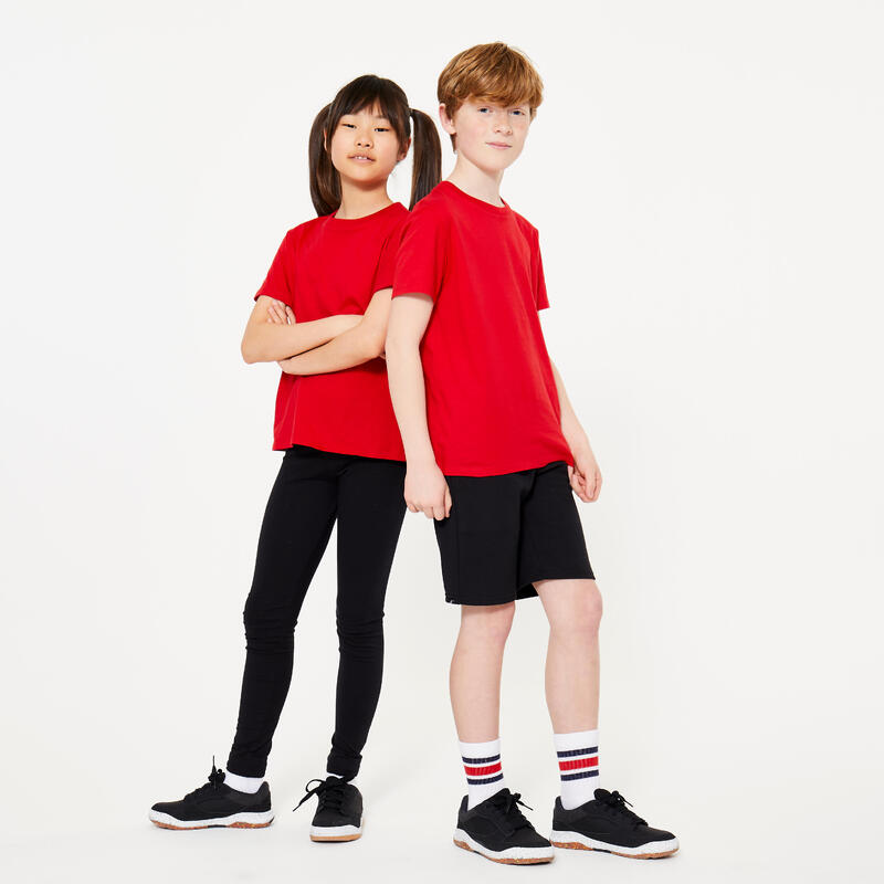 T-shirt coton enfant mixte - rouge