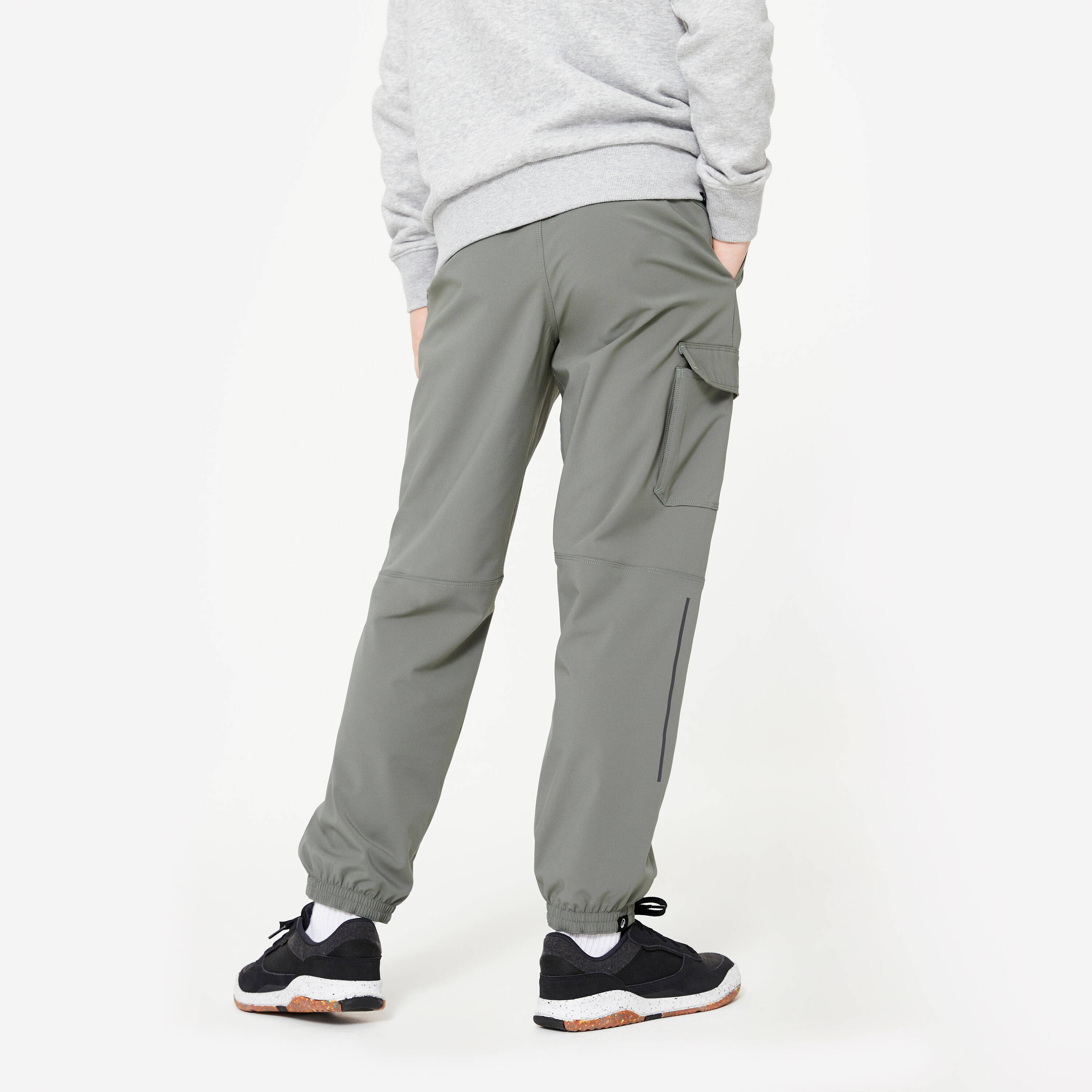 Kids' Unisex Cargo Jogging Bottoms - Green -  4