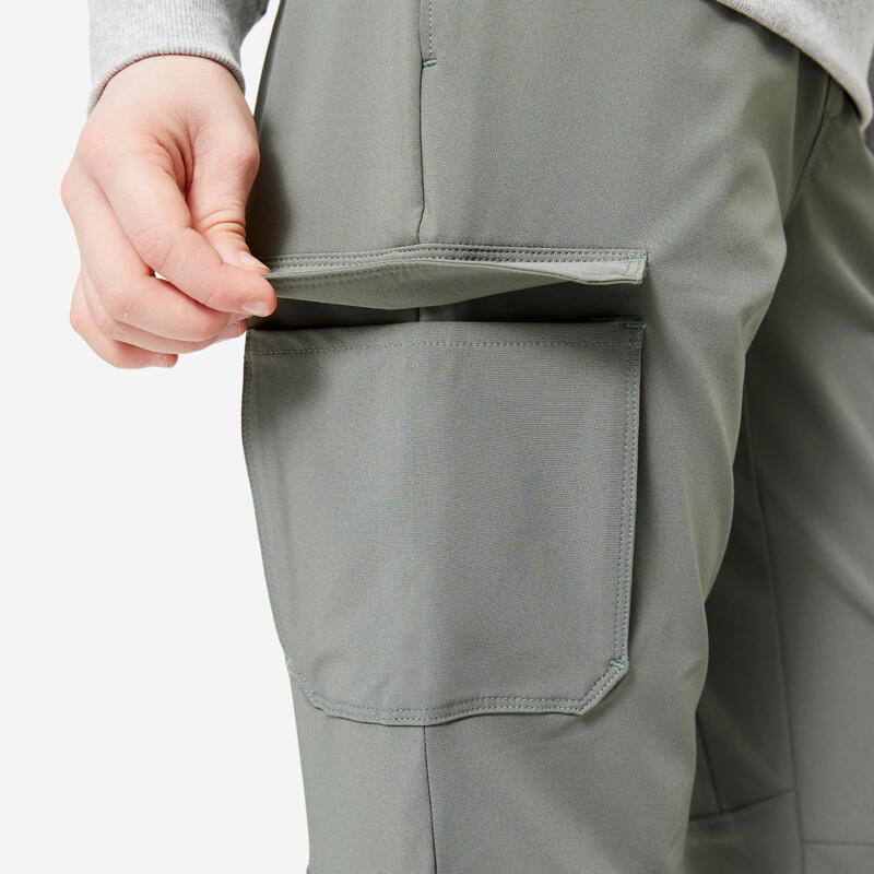 Pantalon de trening cargo Educație fizică Verde Copii 